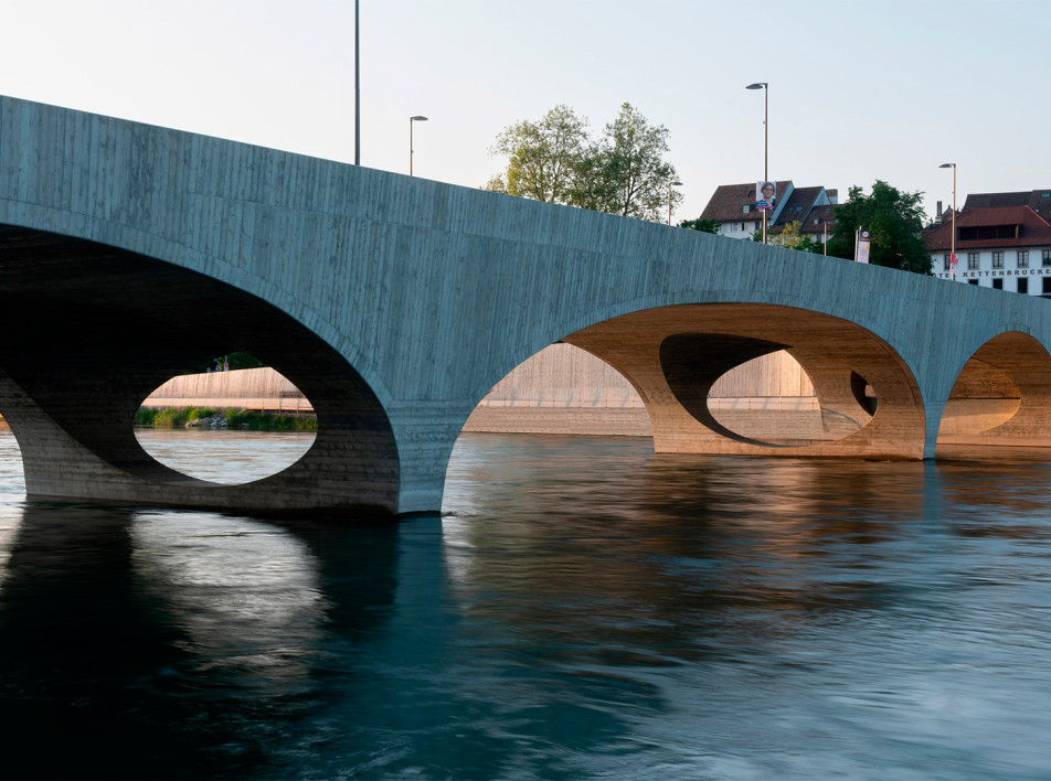 Christ & Gantenbein: скульптурный бетонный мост в Швейцарии