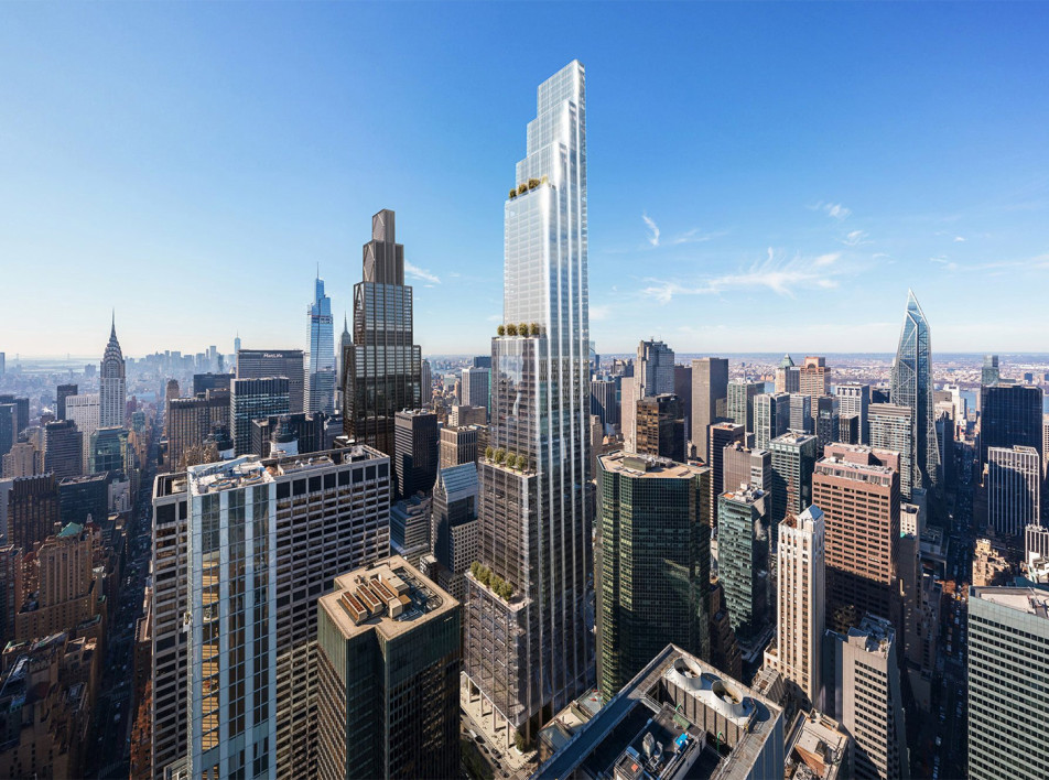 Foster + Partners: многоярусный небоскреб в Нью-Йорке