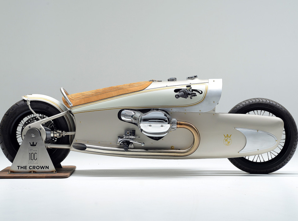 Алюминиевый мотоцикл в честь столетия BMW Motorrad