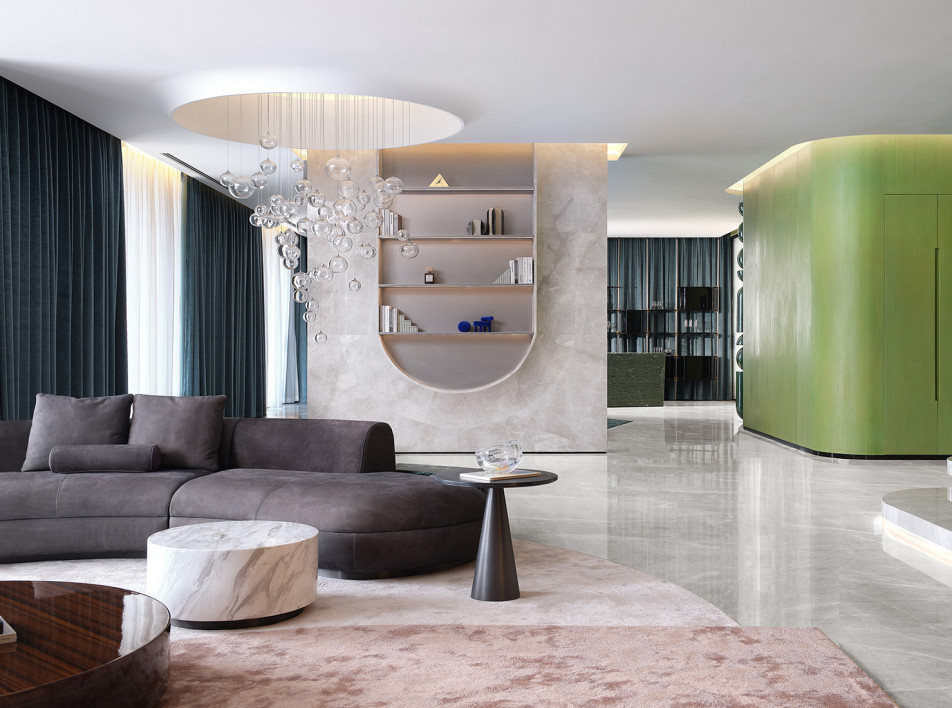 Ippolito Fleitz Group: модельная квартира в сердце Шанхая