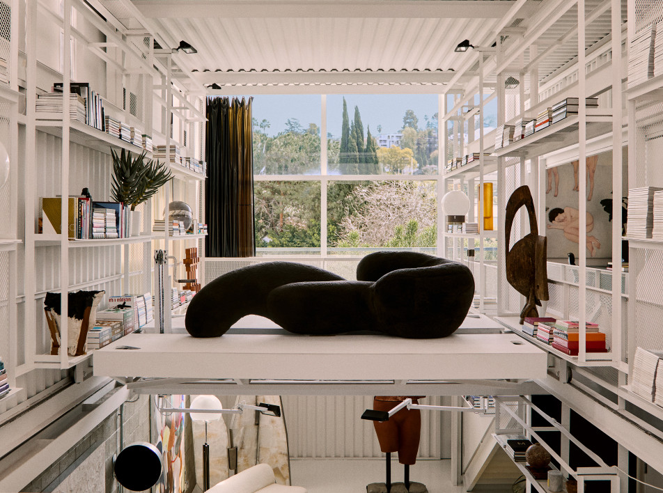 Резиденция дизайнера Джампьеро Тальяферри в  Калифорнии