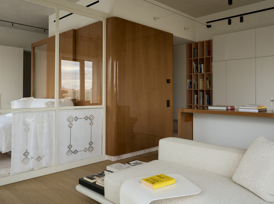 Квартира для мамы дизайнера на берегу Москвы-реки: проект NIDO Interiors