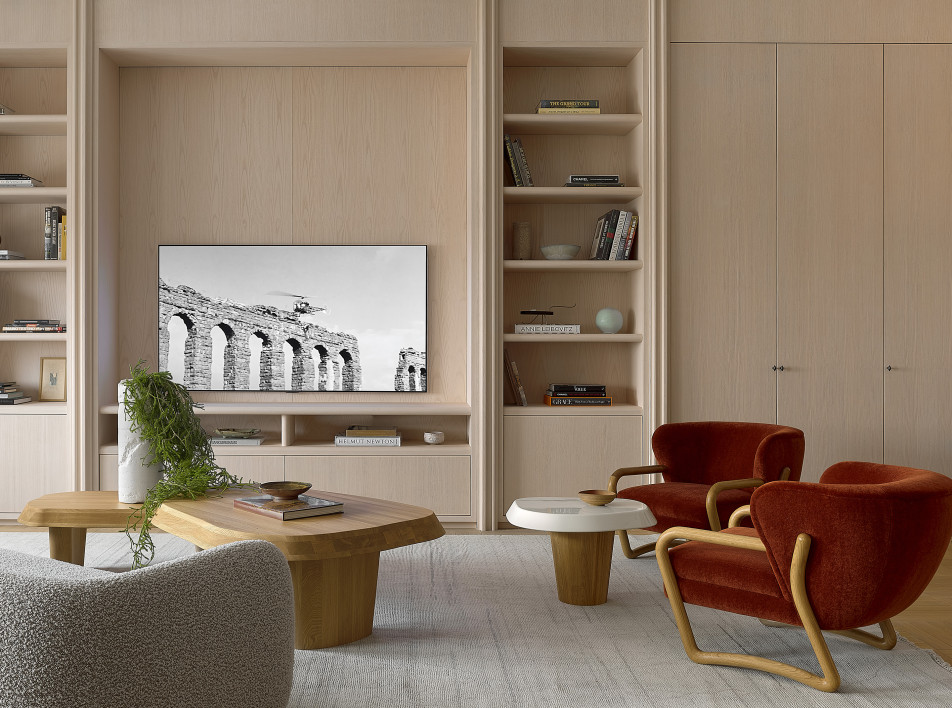 Природа города в квартире по проекту Лены Соловьевой и Ильи Климова