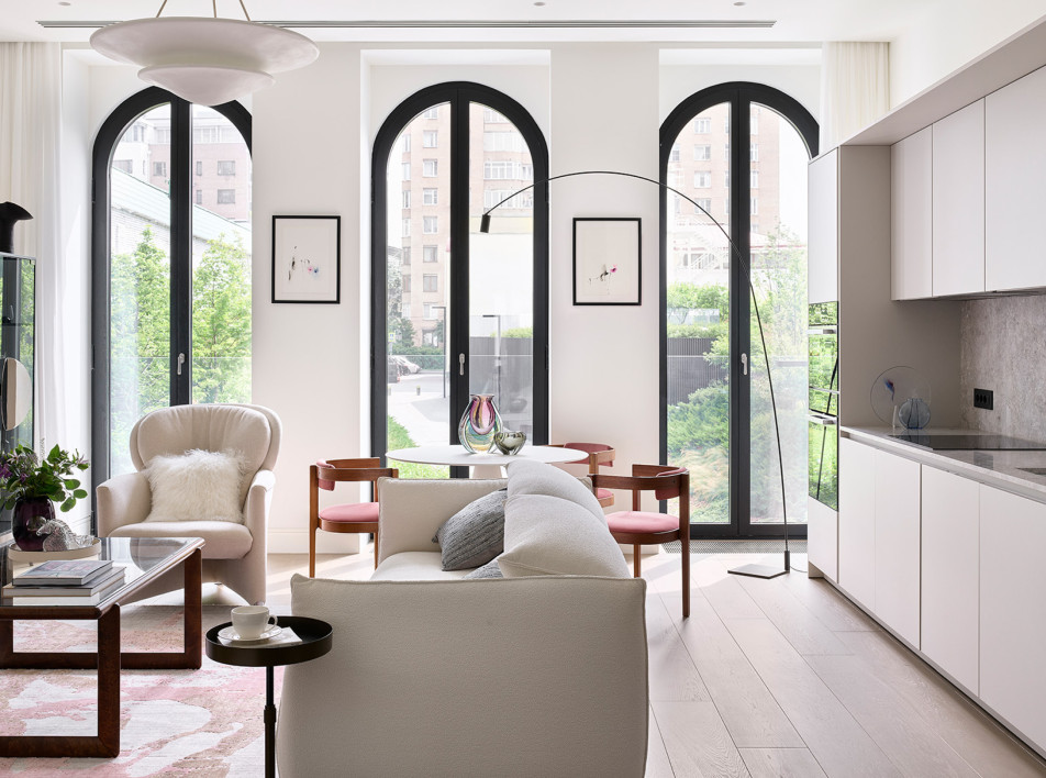 Квартира с французским настроением и искусством: проект Александры Лузановой и Ксении Назаровой