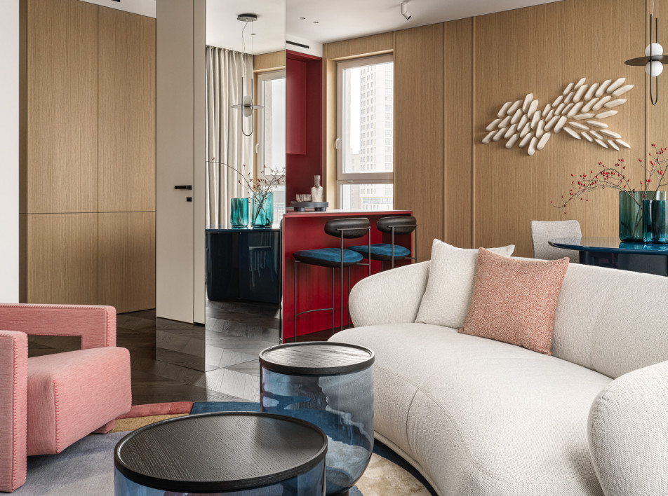 Квартира 43 кв. метра для молодого человека: проект Mediana Interiors в Екатеринбурге