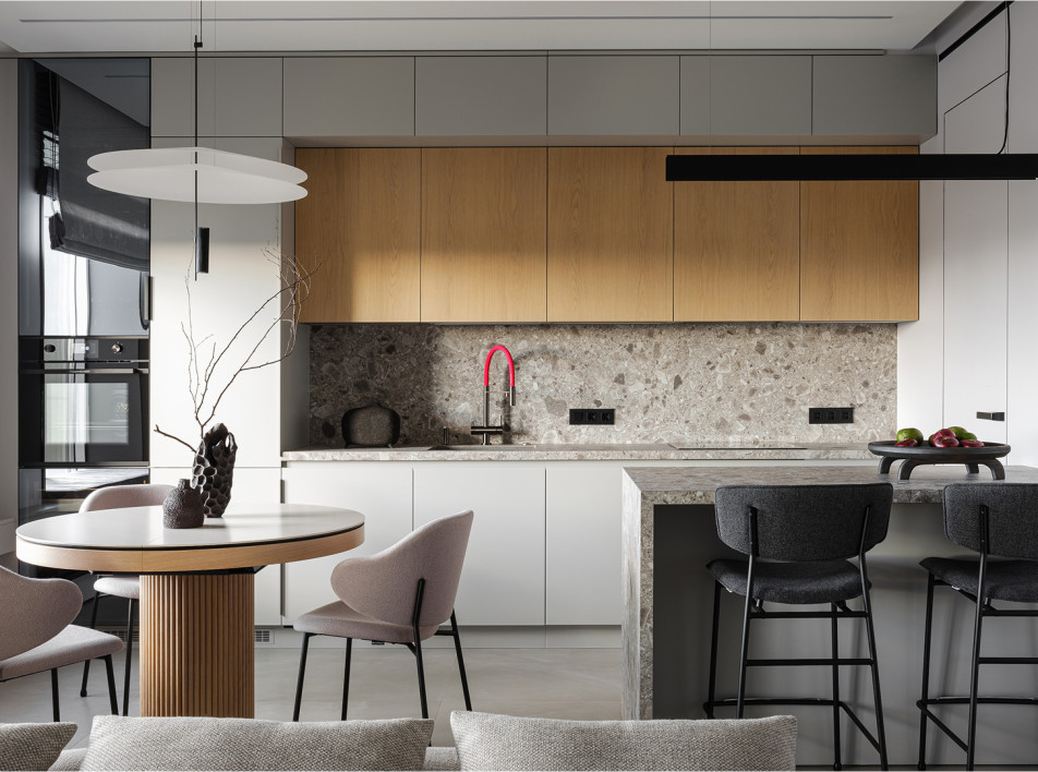 Выразительный минимализм в квартире 87 кв. метров: проект MNdesign в Москве