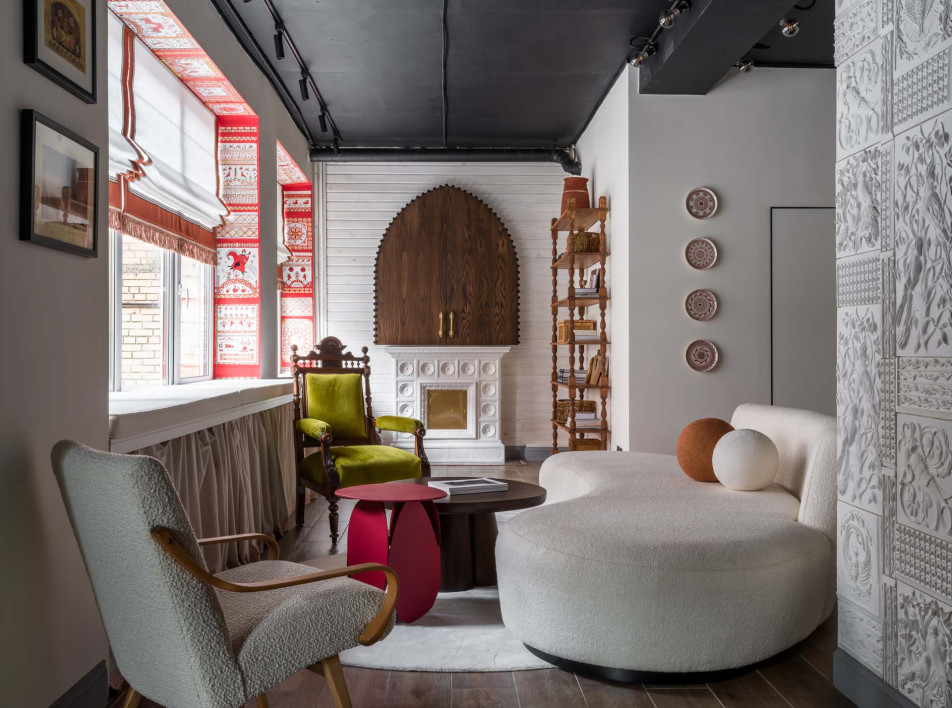 Офис Dubova Events в русском стиле: проект бюро Bliqu Interiors