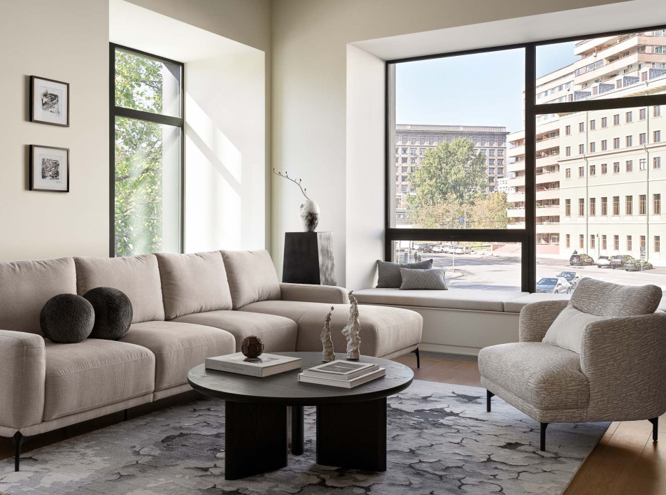 Квартира в аренду в духе европейских интерьеров: проект Юлии Горшковой