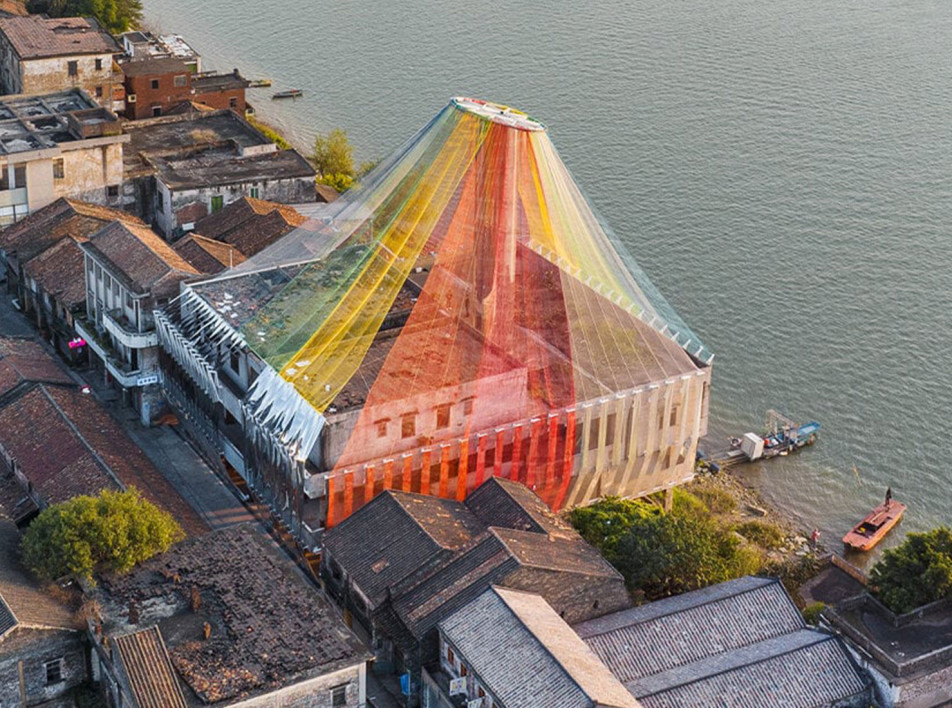 MAD Architects: инсталляция на заброшенным рынке в Тайпине