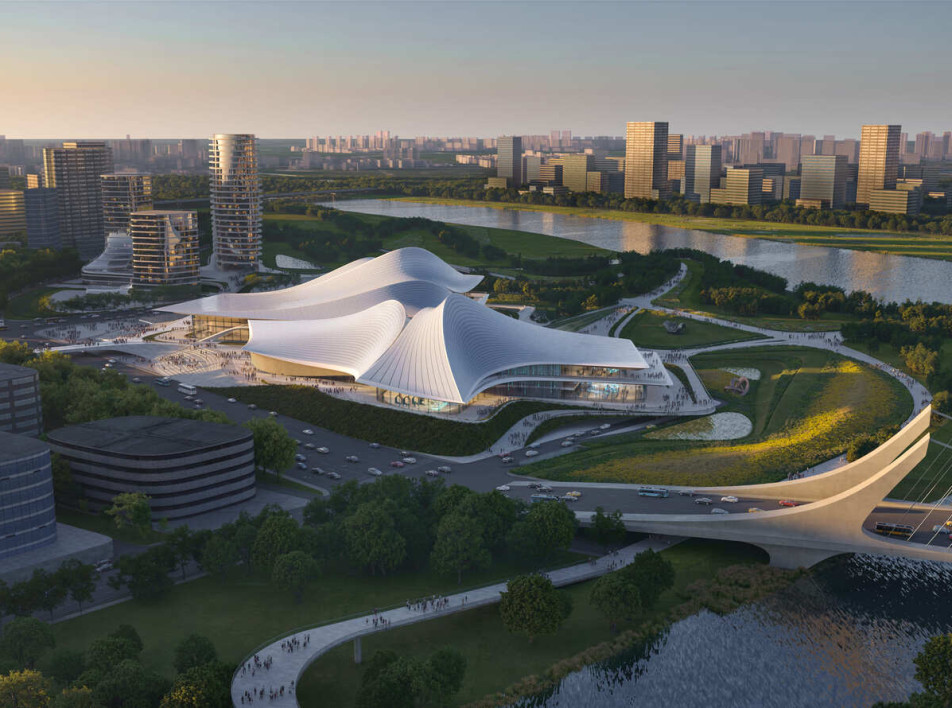 Zaha Hadid Architects: культурный центр в Шаосине