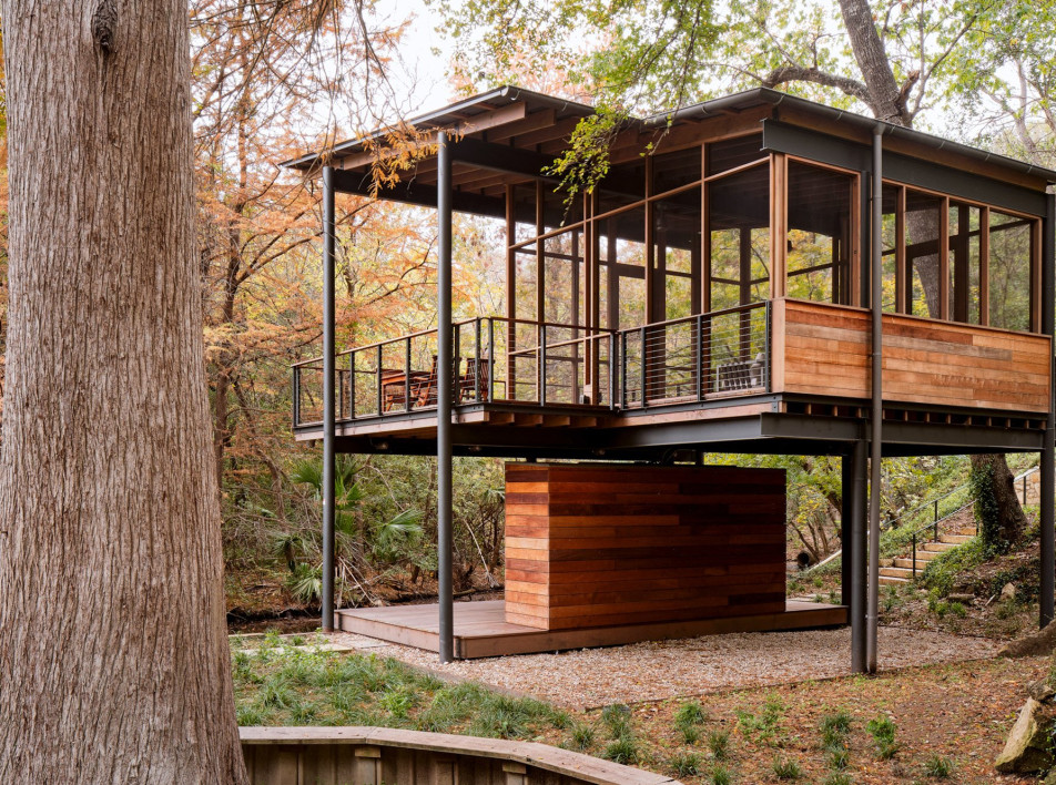 Павильон для наблюдения за птицами от Furman & Keil Architects