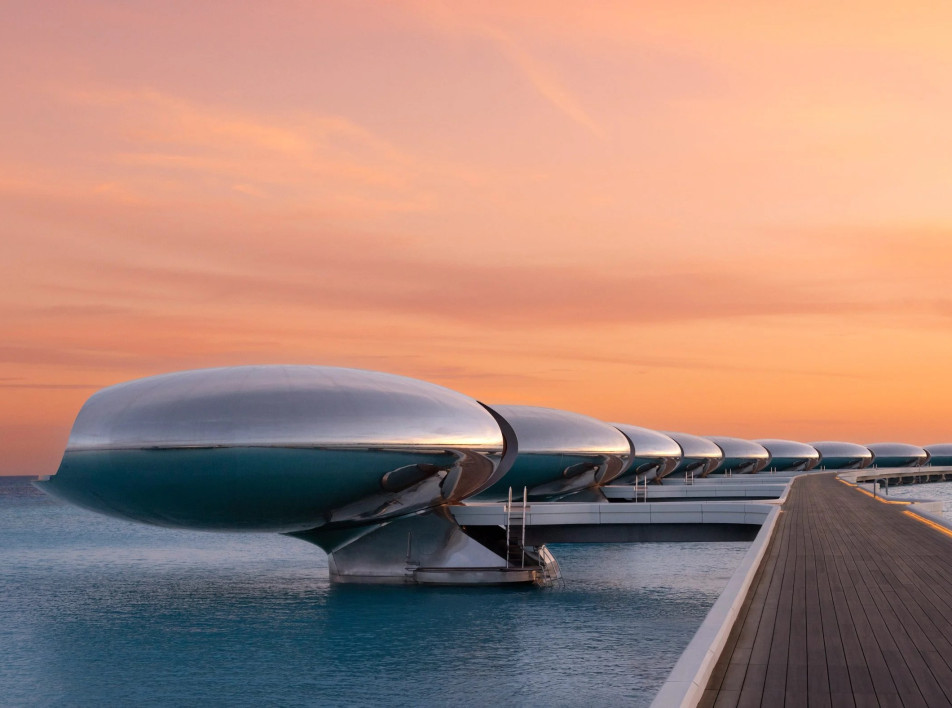 Футуристичный курорт Shebara Resort у необитаемых островов Саудовской Аравии