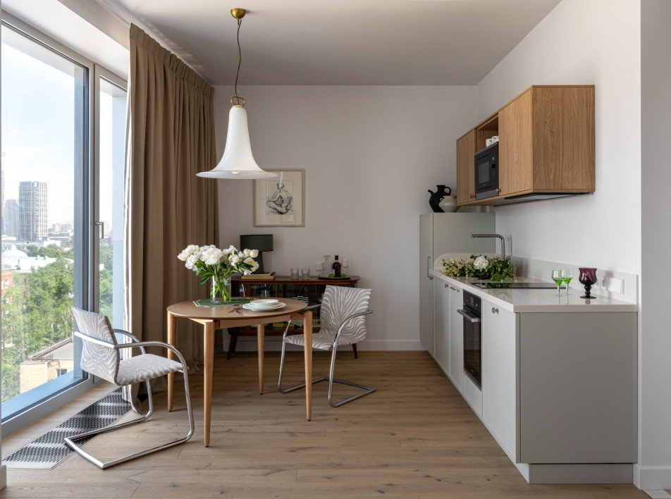 Квартира 34 кв. метра под сдачу в аренду: проект Надежды Комаровой