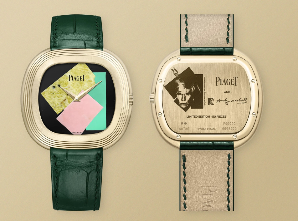 Часы Piaget, вдохновленные автопортретом Энди Уорхола