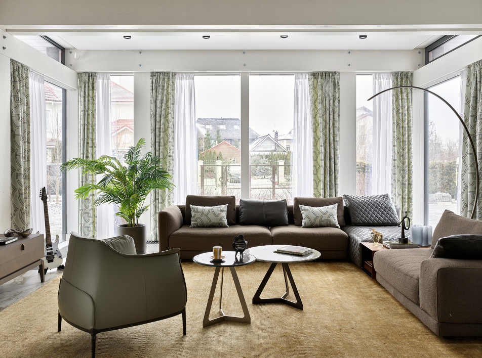 Семейный загородный дом с итальянской мебелью: проект Марины Жеренко