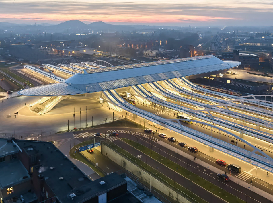 Железнодорожная станция в Бельгии от Сантьяго Калатравы