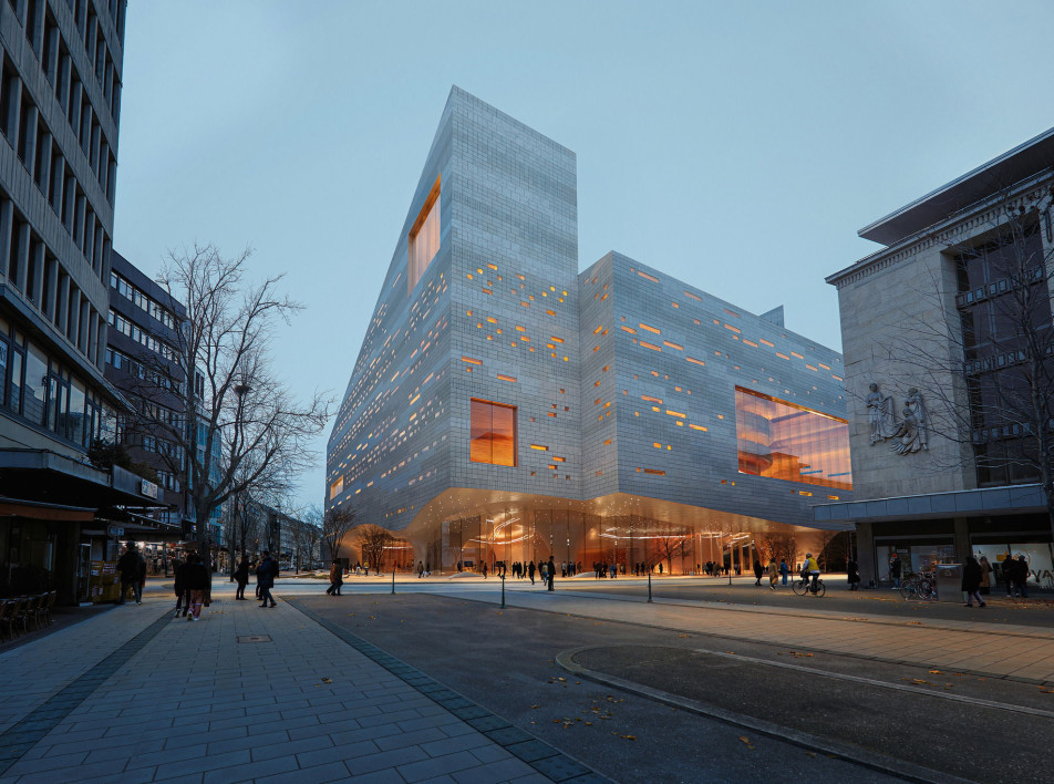 Оперный театр в Дюссельдорфе: проект Snøhetta