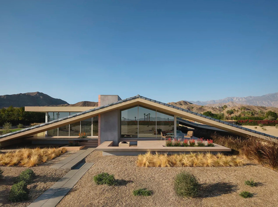 Дом по проекту Роберта Стоуна в Палм-Спрингс: геометрия в пустыне
