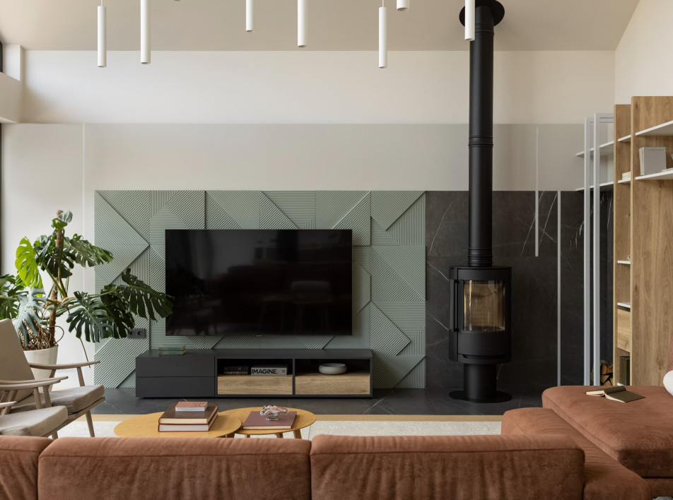 Загородный дом для креативной семьи: проект Татьяны Манцевич в Заславле