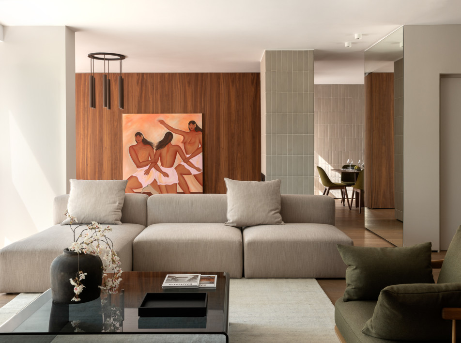 Квартира в духе японского модернизма в Барселоне: проект Se.studio