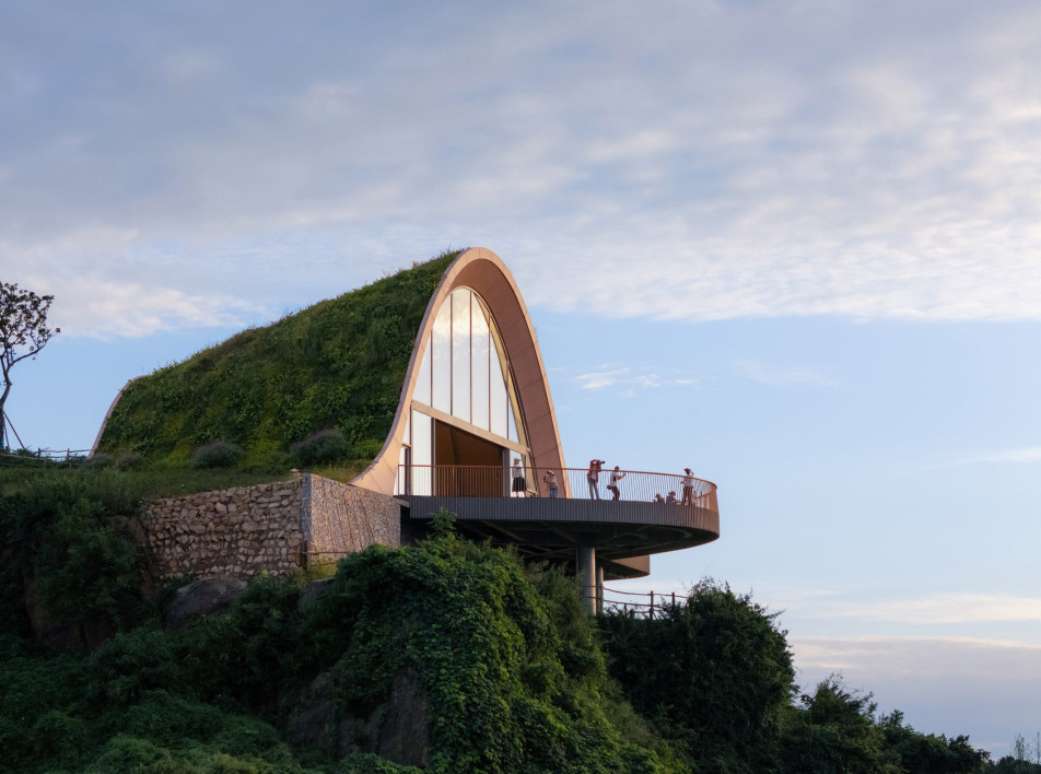 Смотровая площадка-холм в Чэнду от MVRDV