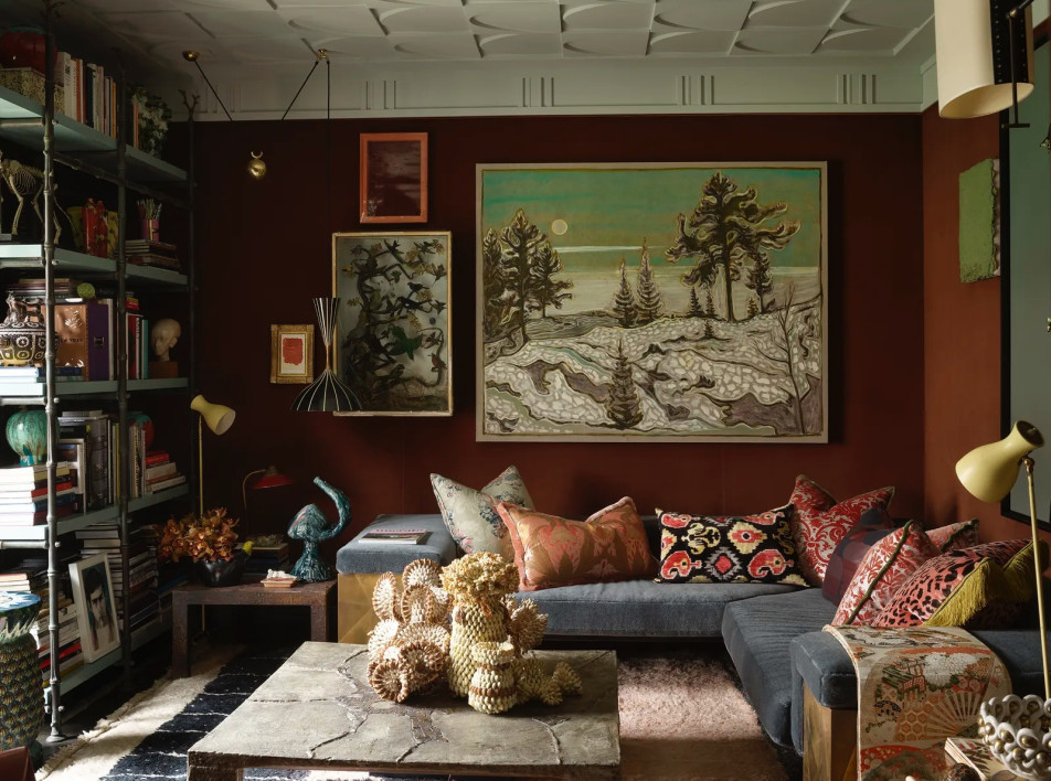 Квартира дизайнера Хьюберта Зандберга: максимализм на 45 кв. метрах