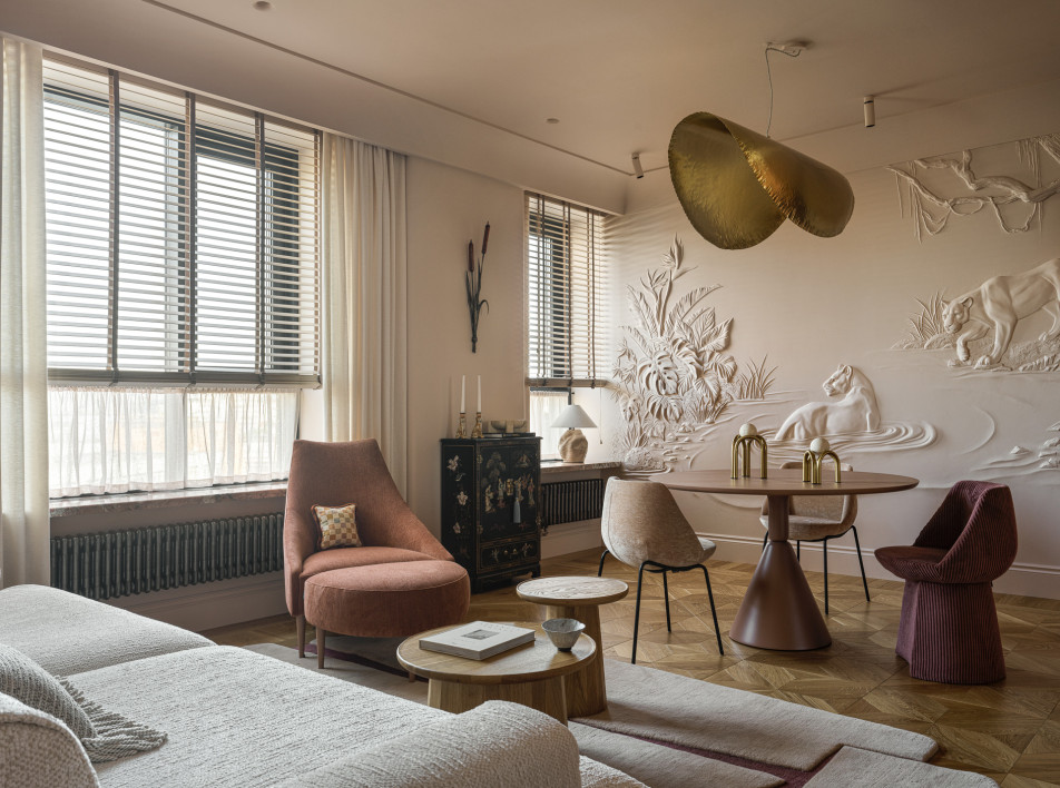 Квартира дизайнера Сержа Махова в московской новостройке