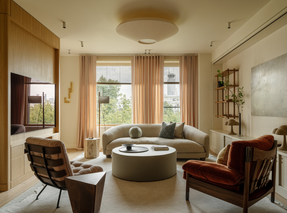 Атмосфера Востока в квартире для галеристки Юлии Октябревой: проект PAVLOVSKAYA studio