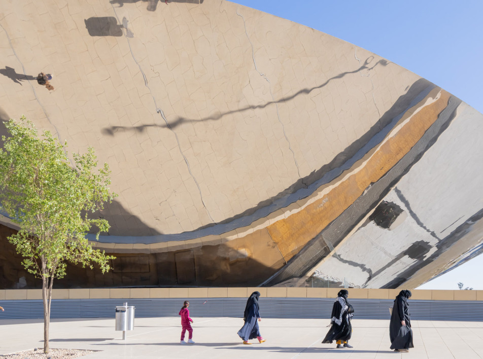 Snøhetta: станция метро в Эр-Рияде с зеркальным куполом