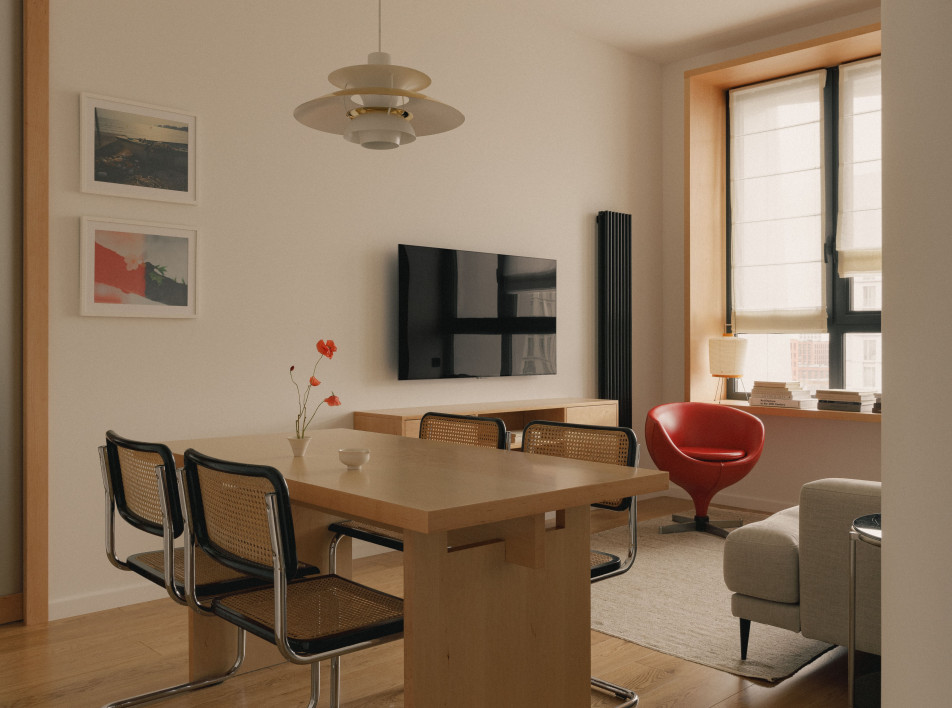 Квартира площадью 65 кв. метров для влюбленных в Японию заказчиков: проект Екатерины Субботиной