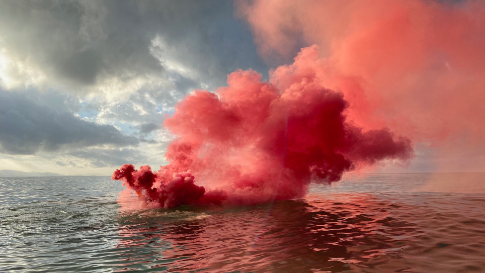 Цветной дым в фотопроекте Даниэля Сигало