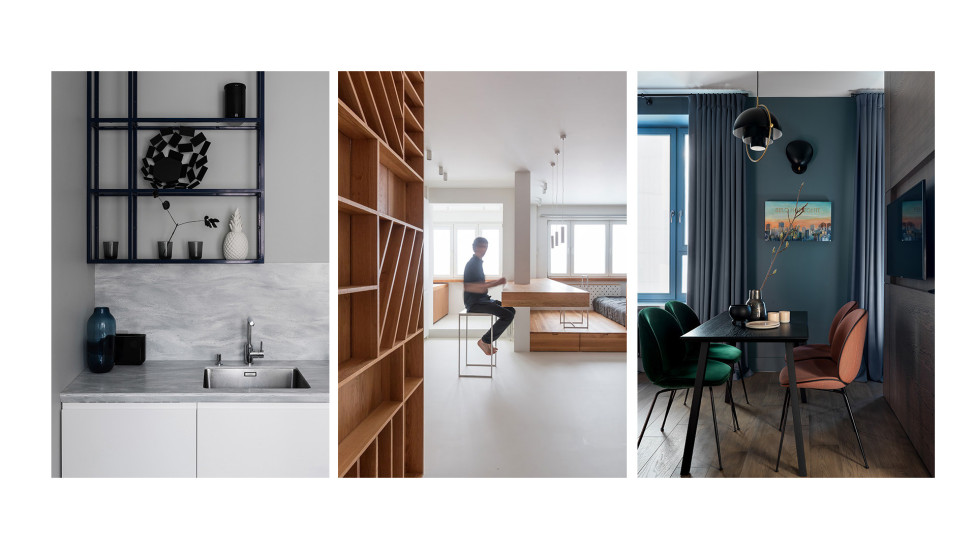 Дизайн однокомнатной квартиры: 5 планировок