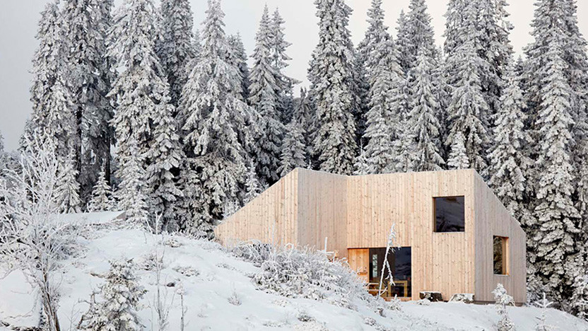 Mork-Ulnes Architects: дача в норвежском лесу
