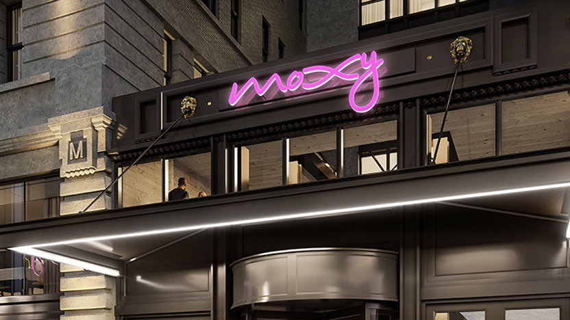 Отель Moxy в Нью-Йорке: городской кемпинг с Yabu Pushelberg