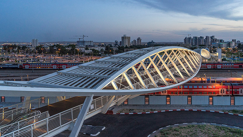 Bar Orian Architects: мост-восьмерка в Израиле