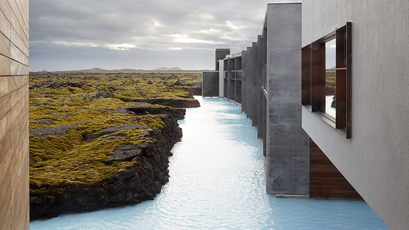 Отель в Исландии: лава, мох и бетон