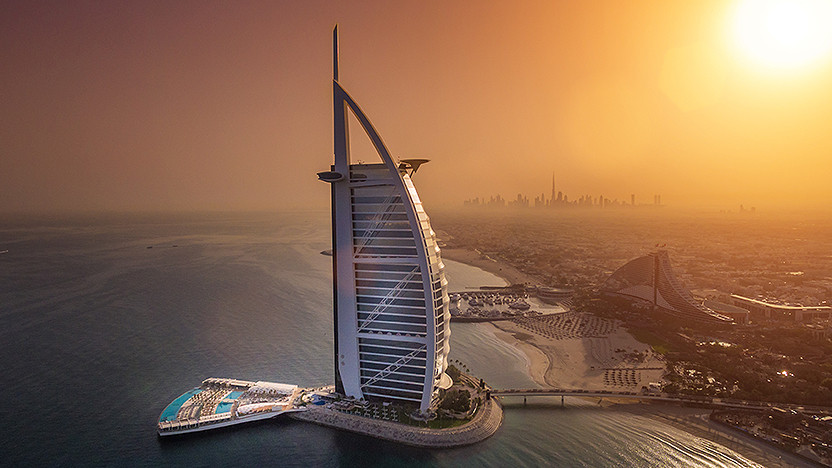 Scape Restaurant на новой террасе Burj Al Arab Jumeirah в Дубаи