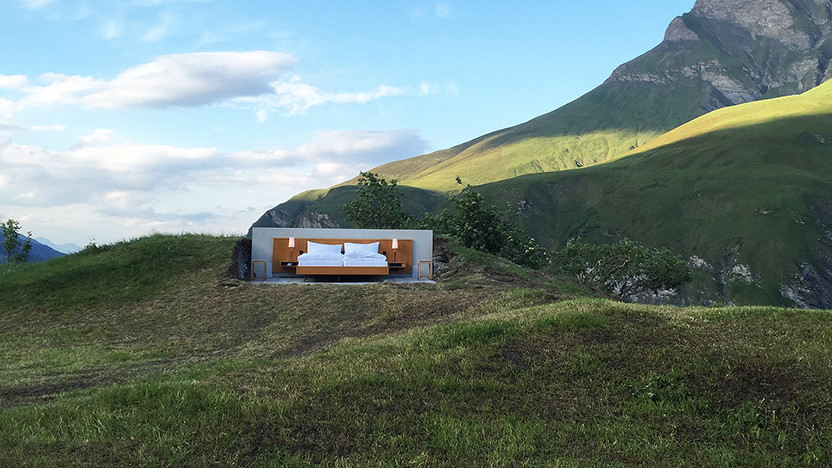 Отель в Альпах: новая концепция «эко-люкса» — комната под открытым небом