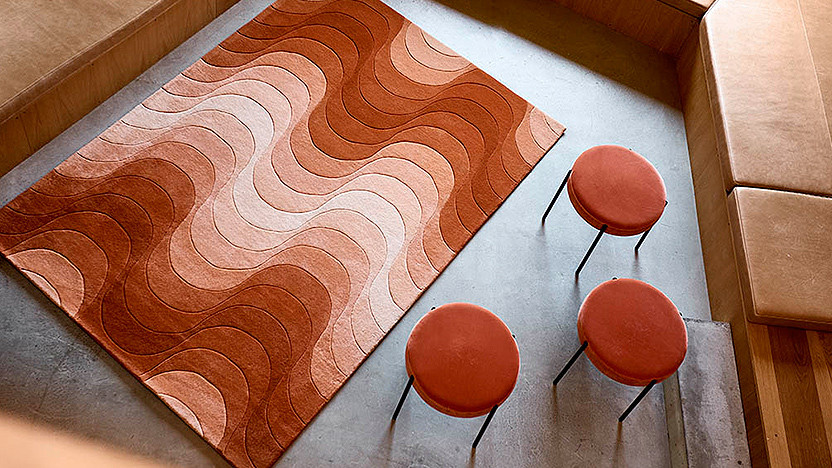Иконы датского дизайна: ковры и табуреты Вернера Пантона