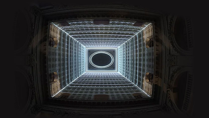 Tetro: цифровое искусство под куполом лионского отеля