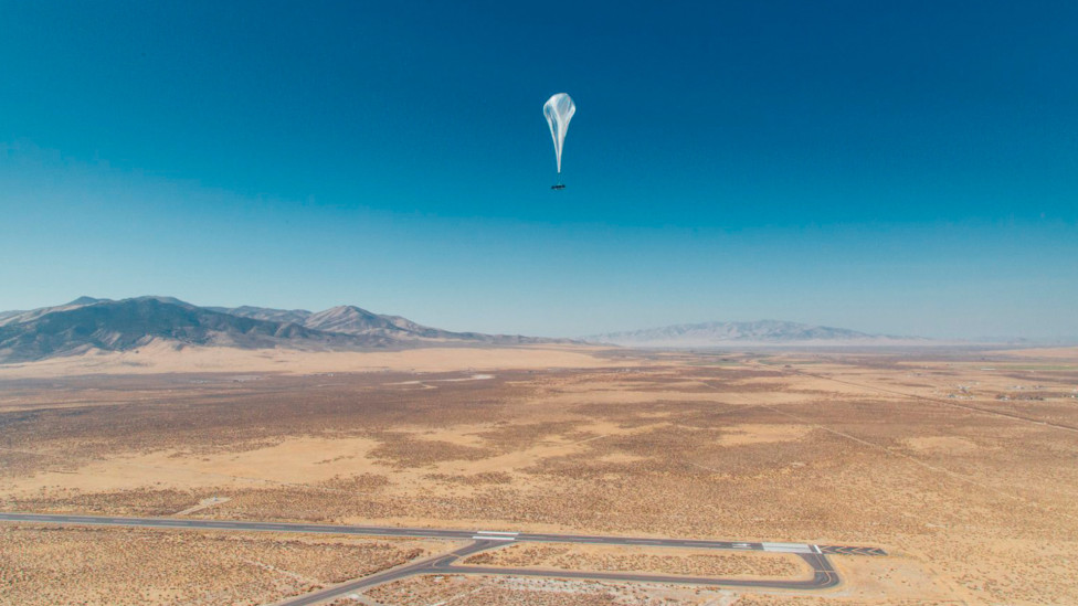 Loon запускает интернет на воздушных шарах