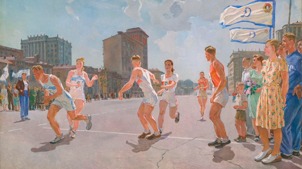 100 лет московского спорта в работах российских художников