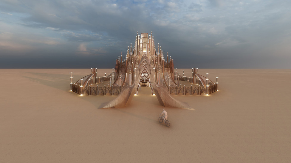 Burning Man 2024: готика и ливанское ткачество