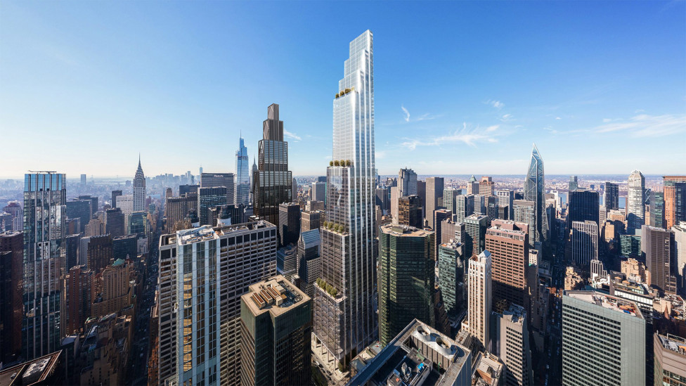 Foster + Partners: многоярусный небоскреб в Нью-Йорке