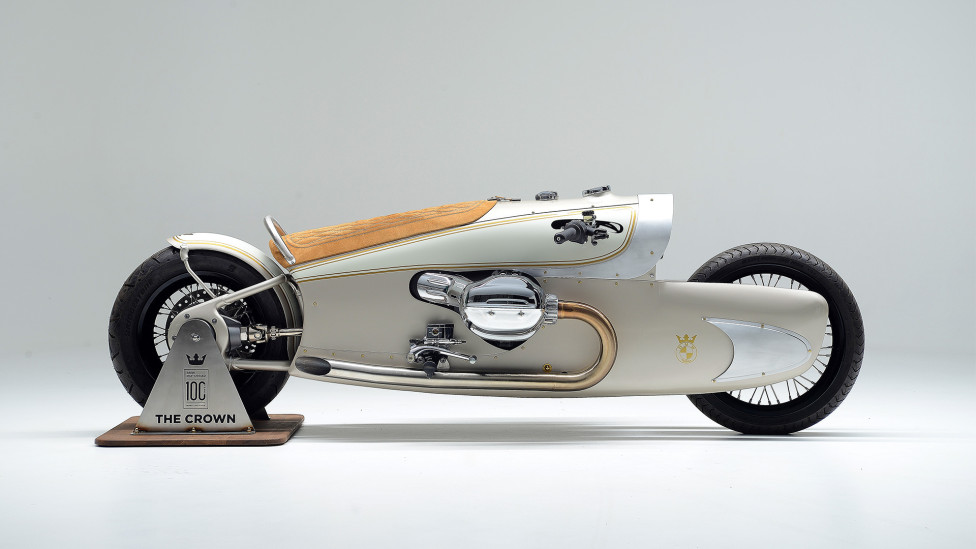 Алюминиевый мотоцикл в честь столетия BMW Motorrad