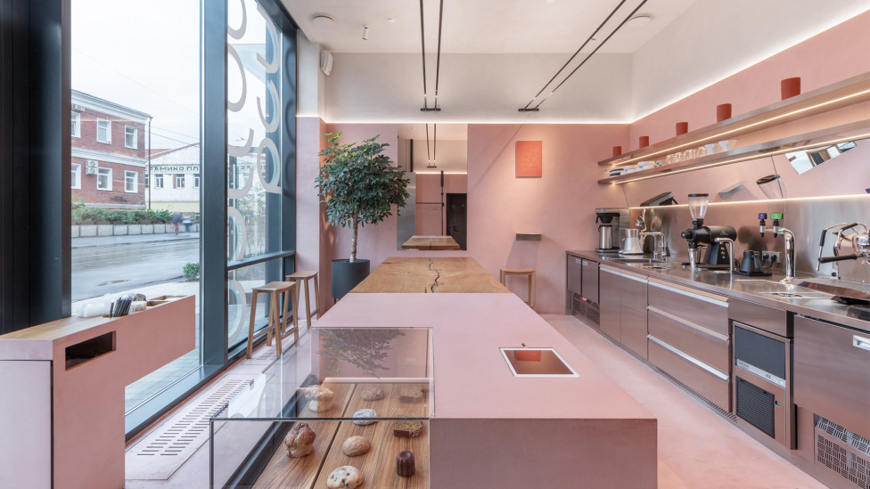 Кофейня Barcelona по проекту Илоны Повиленайте и студии Office 1234