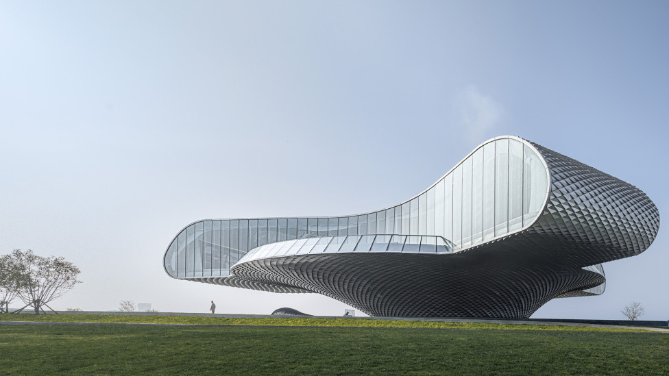 Музей-волна в Китае по проекту Lacime Architects