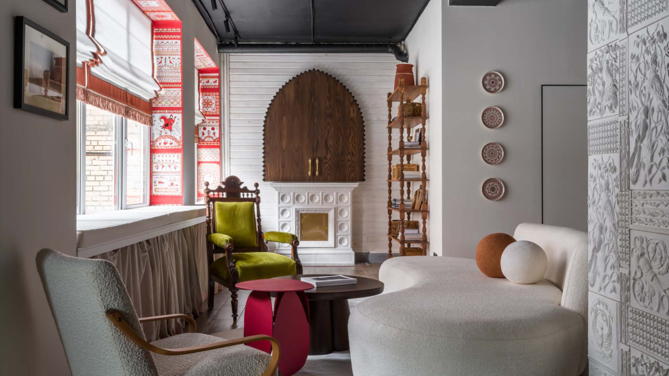 Офис Dubova Events в русском стиле: проект бюро Bliqu Interiors