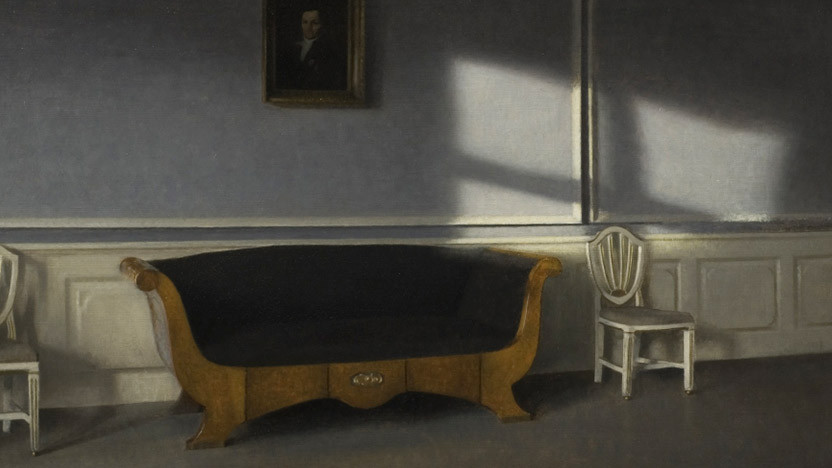 Датский интерьер на картинах Вильгельма Хаммерсхёя