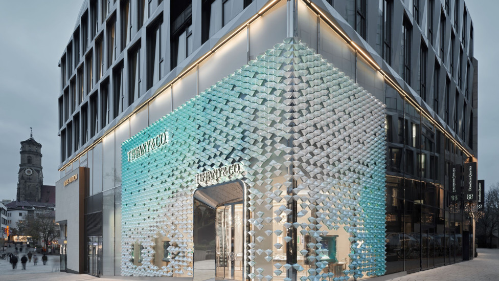 MVRDV: «бриллиантовый» фасад магазина Tiffany & Co. в Штутгарте